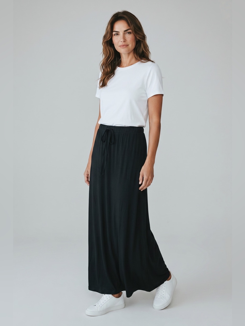 New York & Company Black Maxi Skirt size M New